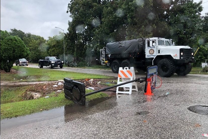 Imelda Calls for First Use of UT Police High Water Vehicle