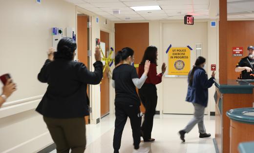 UT Police Conducts Active Shooter Exercises for Clinical Staff