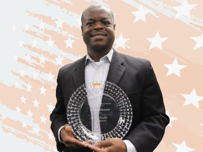 Johnson Receives UTHealth Houston President’s Award for Leadership