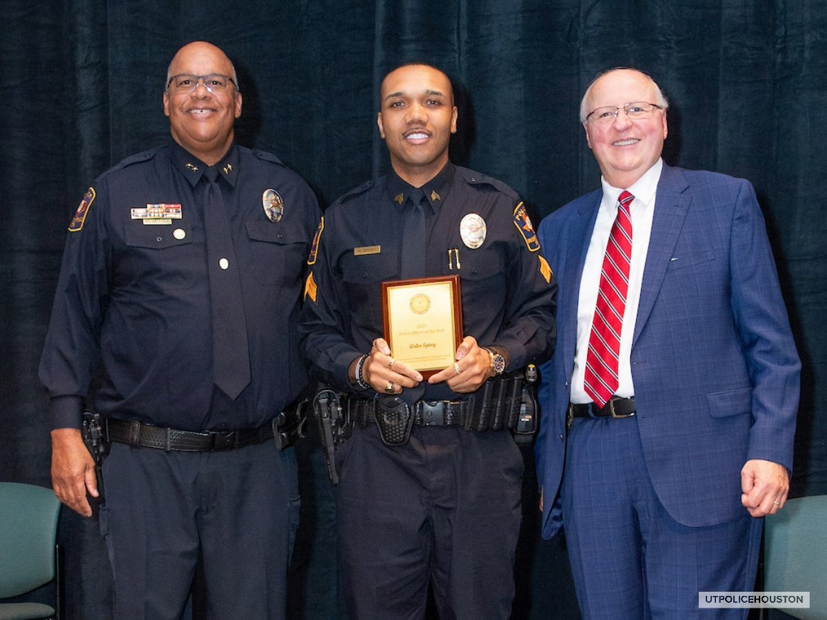 Spotlight on UT Police at Houston: Police Officer of the Year Walter Spivey