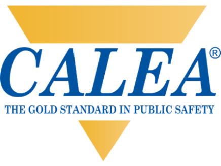 CALEA The Gold Standard in Public Safety with gold triangle