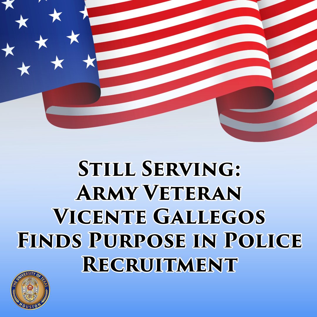 Blue background with American flag and writing