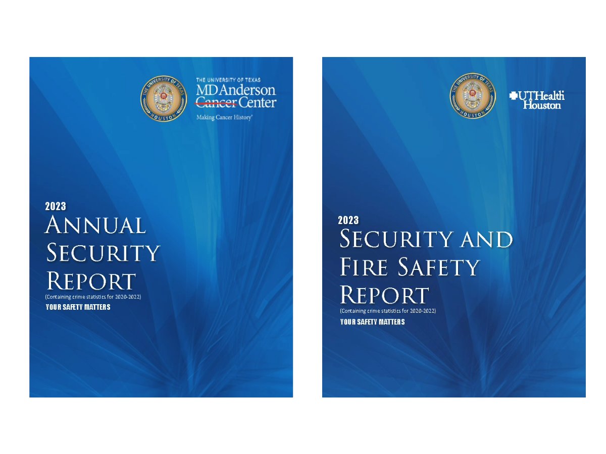 UT Police Publishes 2023 Annual Safety Reports for MD Anderson and UTHealth Houston