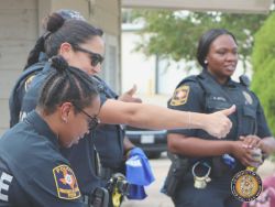 Police officers outdoors