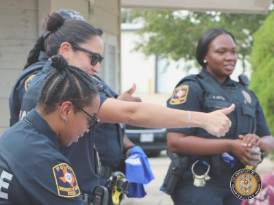 Police officers outdoors