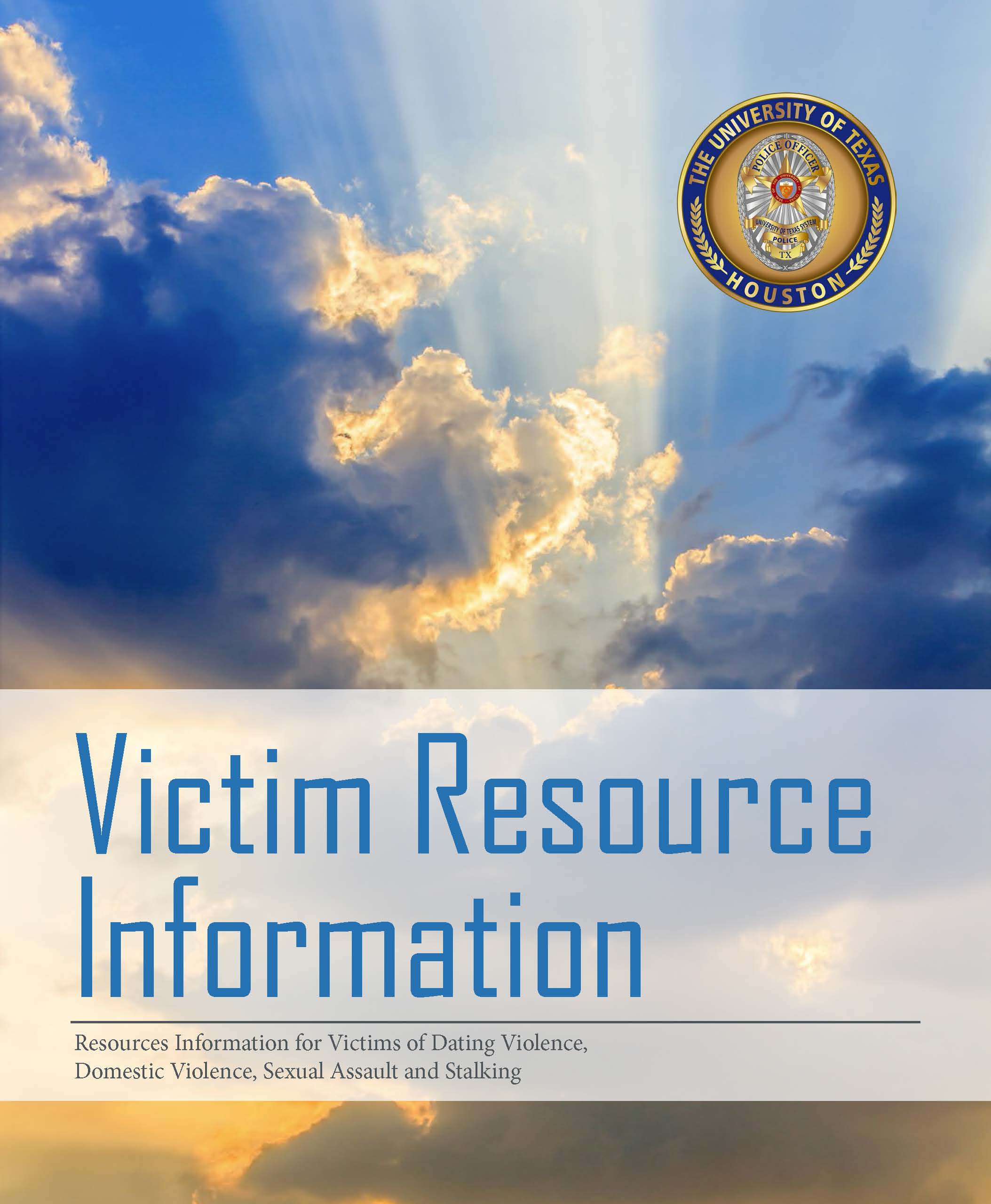 Victim Resource Inforation Pamphlet